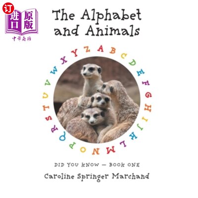 海外直订The Alphabet and Animals 字母表和动物