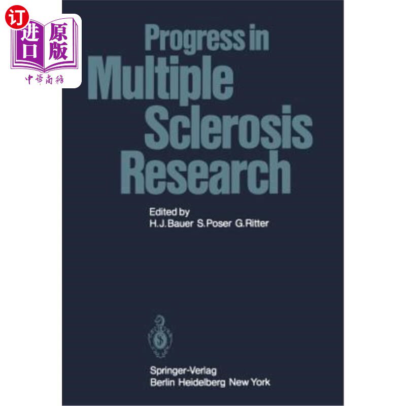 海外直订医药图书Progress in Multiple Sclerosis Research 多发性硬化研究进展