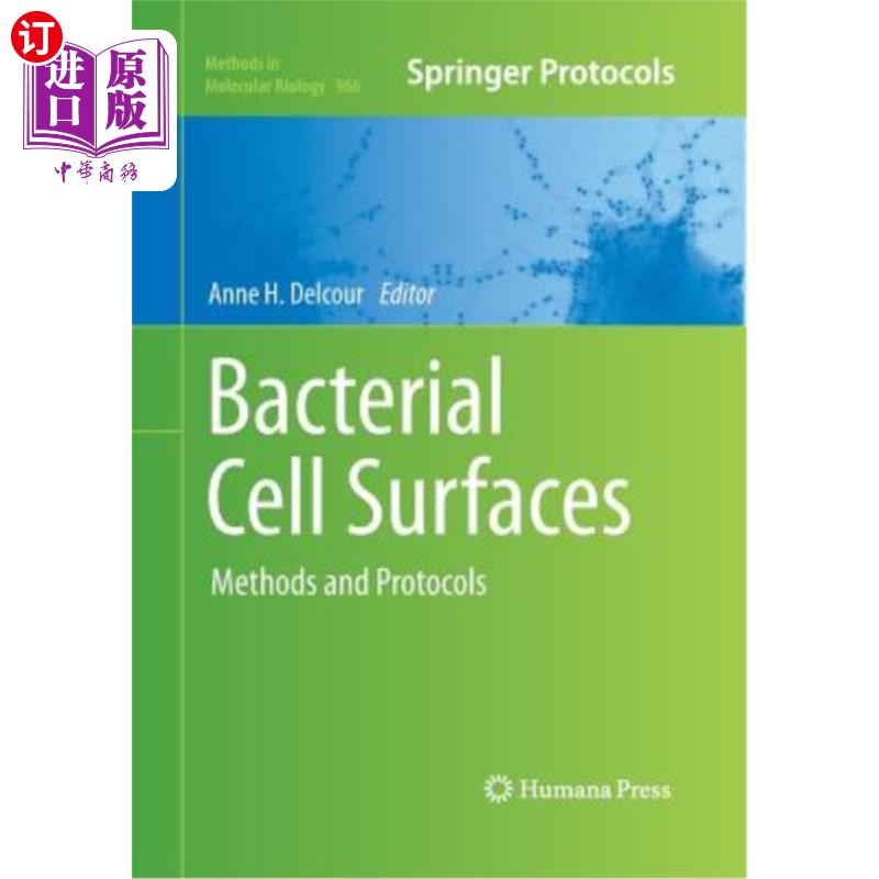 海外直订Bacterial Cell Surfaces: Methods and Protocols 细菌细胞表面:方法和方案