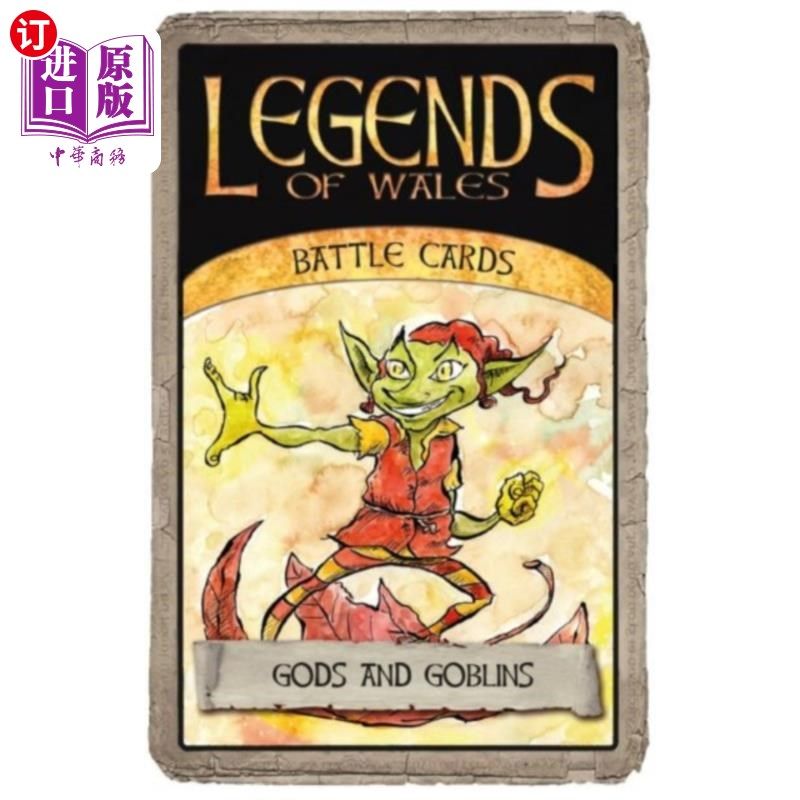 海外直订Legends of Wales Battle Cards: Gods and Goblins 威尔士传说战卡:众神和地精
