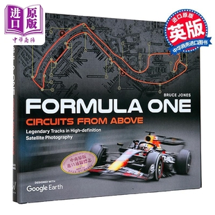 Jones 高清卫星摄影下 英文原版 传奇赛道 摄影图集 One Formula Bruce 预售 Circuits 俯瞰一级方程式 赛道 中商原版