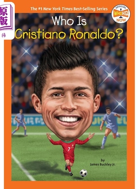 预售 Who Is Cristiano Ronaldo 谁是C罗纳尔多 儿童章节书 人文知识科普图画书 人物传记 英文原版 进口图书【中商原版】