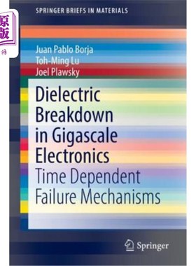 海外直订Dielectric Breakdown in Gigascale Electronics: Time Dependent Failure Mechanisms 千兆电子器件中的介质击穿：