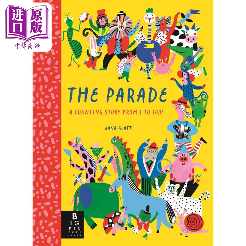 数字巡游 Jana Glatt:The Parade 英文原版 儿童亲子绘本 幼儿早教认知图画书 精装精品绘本 进口图书 小初文学【中商原版】