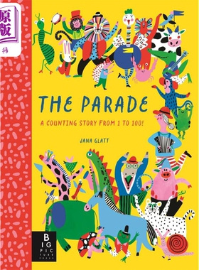 数字巡游 Jana Glatt:The Parade 英文原版 儿童亲子绘本 幼儿早教认知图画书 精装精品绘本 进口图书 小初文学【中商原版】