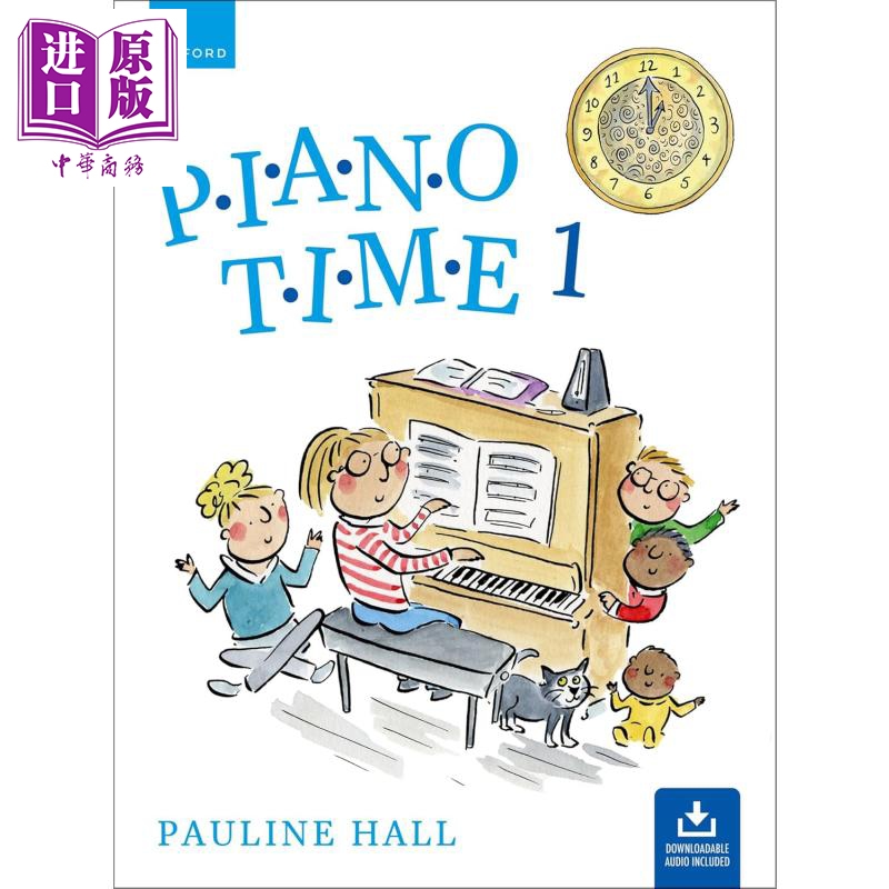 Oxford Piano Time 1 Third Edition 2024新版 牛津钢琴时间1 第三版教材 英国皇家音乐 ABRSM 英皇考级 儿童启蒙【中商原版?