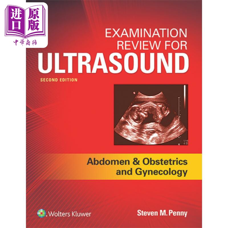 现货 超声检查评审 腹部和产科和妇科 第2版 英文原版 Examination Review for Ultrasound Steven M Penny【中商原版】