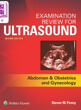 现货 超声检查评审 腹部和产科和妇科 第2版 英文原版 Examination Review for Ultrasound Steven M Penny【中商原版】