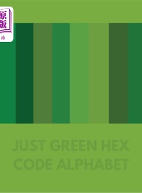 海外直订Just Green Hex Code Alphabet 只是绿色十六进制代码字母表