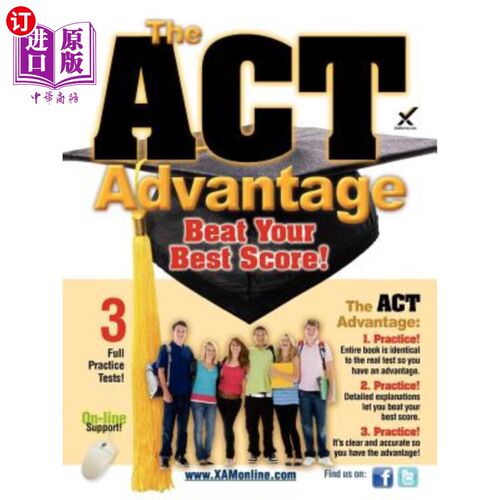 海外直订The ACT Advantage: Beat Your Best Score! 动作优势：打破自己的最佳成绩！