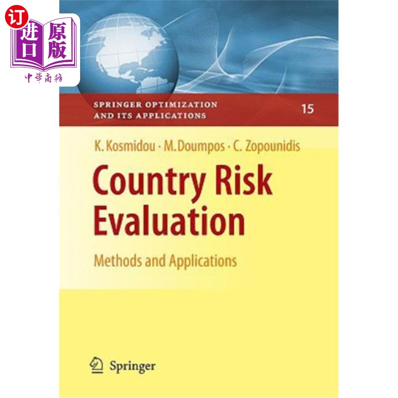 海外直订Country Risk Evaluation: Methods and Applications 国家风险评估:方法与应用