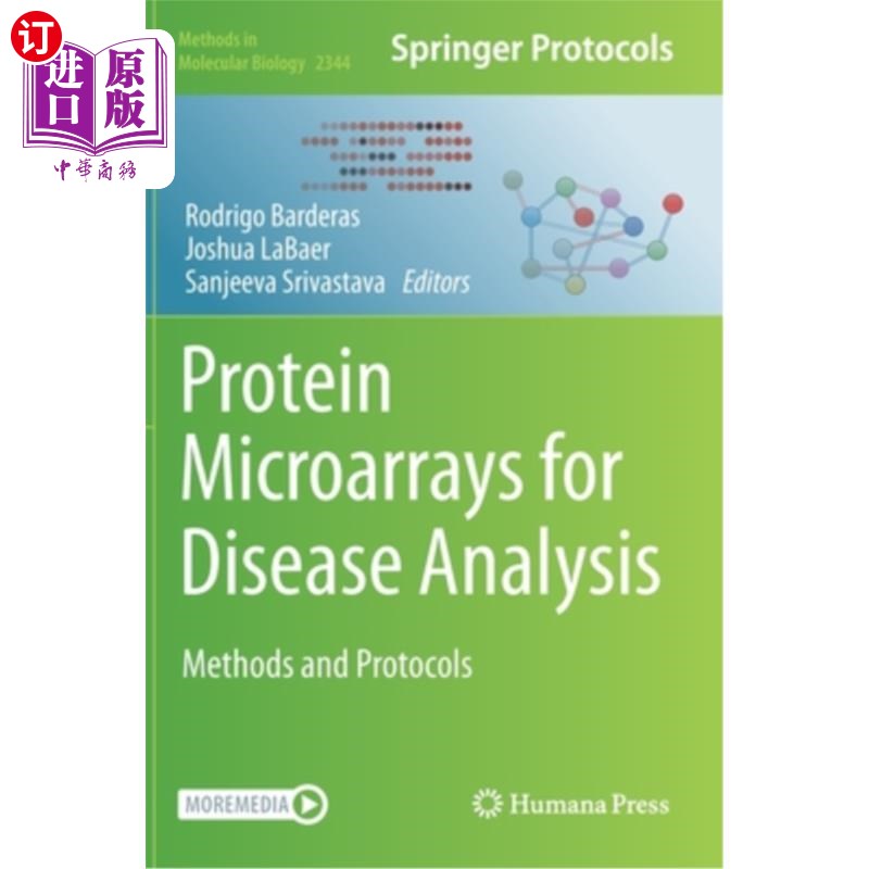 海外直订Protein Microarrays for Disease Analysis: Methods and Protocols 用于疾病分析的蛋白质芯片:方法和方案