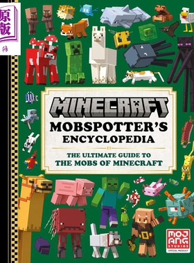 我的世界 生物百科终极指南 怪物观察科普 英文原版 MC游戏周边书 Minecraft Mobspotter's Encyclopedia Mojang AB