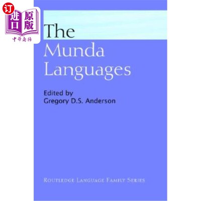 海外直订The Munda Languages 蒙达语的语言