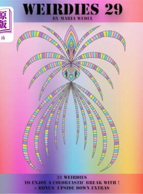 海外直订Weirdies 29: Color A Weirdie A Day ! 魏尔迪29：每天给魏尔迪涂上颜色！