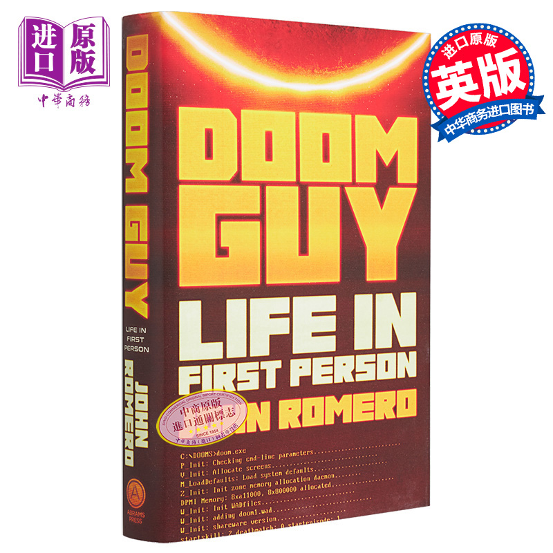 现货 末日之子 第1人称生活 约翰 罗梅罗自传  Doom Guy  Life in First Person 英文原版 John Romero【中商原版】