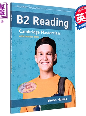 B2 Reading Cambridge Masterclass with practice tests 阅读提升大师班 剑桥FCE考试 B2等级练习测试【中商原版】