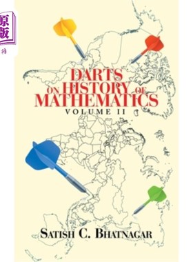 海外直订Darts on History of Mathematics Volume Ii 数学史上的飞镖第二卷