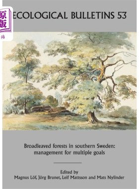 海外直订Ecological Bulletins, Broadleaved Forests in Sou... 瑞典南部阔叶林生态公报