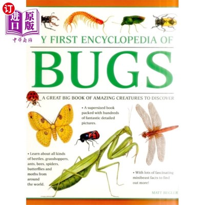 海外直订My First Encyclopedia of Bugs (giant Size) 我的第一本虫子百科全书(超大号)