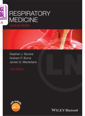 海外直订医药图书Respiratory Medicine: Lecture Notes 呼吸医学:课堂讲稿