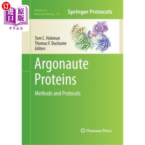 海外直订Argonaute Proteins: Methods and Protocols Argonaute蛋白:方法和协议