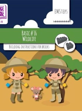 海外直订EMSteps #16 Wildlife: Building instructions for bricks EMSteps #16野生动物:砖的建筑说明