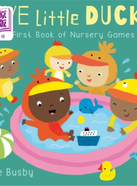 海外直订Five Little Ducks - First Book of Nursery Games 五只小鸭子-育儿游戏书