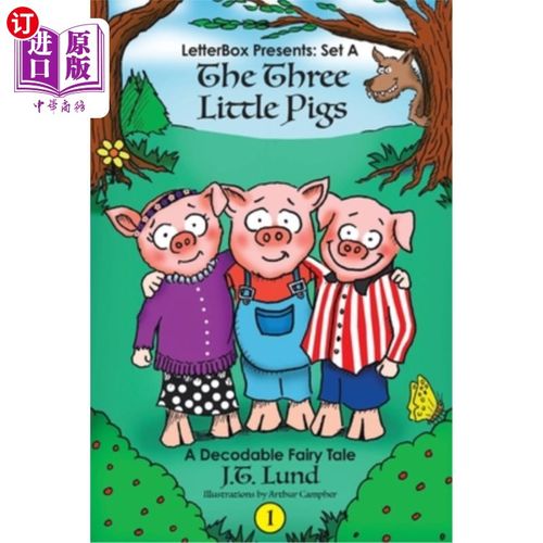 海外直订The Three Little Pigs: A Decodable Fairy Tale 《三只小猪：可解码的童话