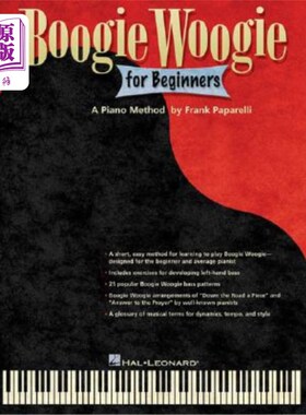 海外直订Boogie Woogie for Beginners Boogie Woogie适合初学者