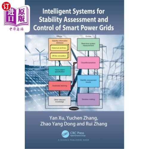 海外直订Intelligent Systems for Stability Assessment and Control of Smart Power Grids 智能电网稳定性评估与控制智能
