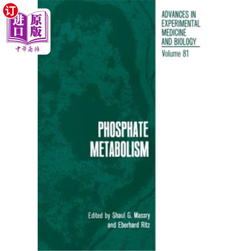 海外直订医药图书Phosphate Metabolism 磷酸代谢