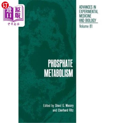 海外直订医药图书Phosphate Metabolism 磷酸代谢