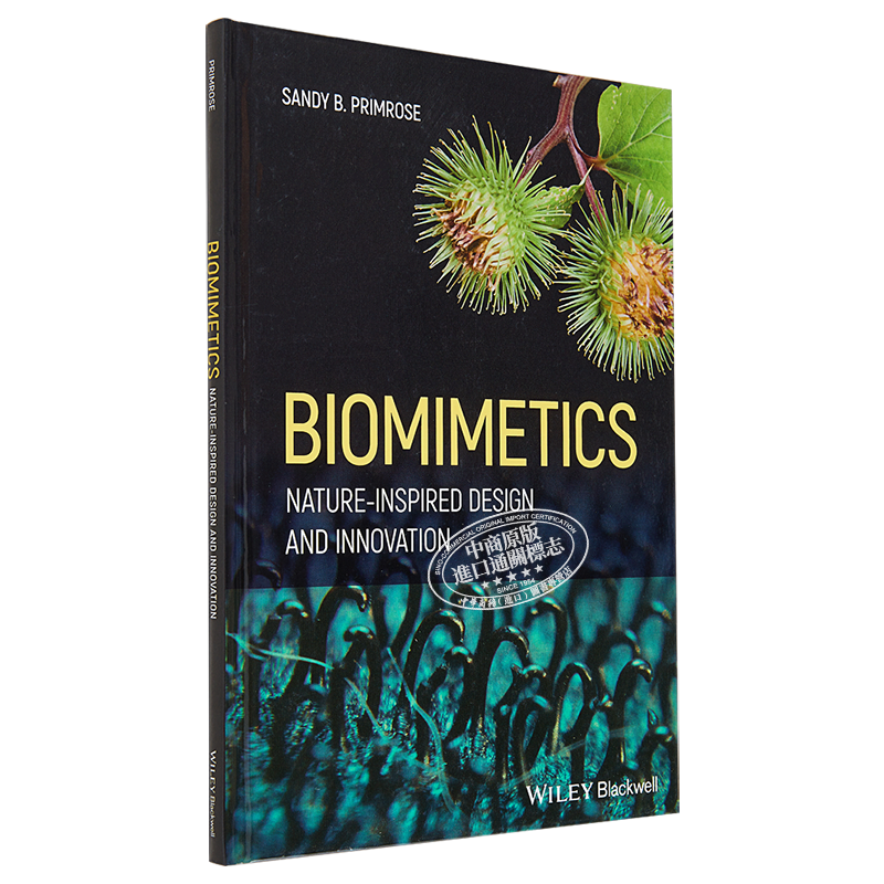 现货 仿生学 自然启发的设计与创新 Biomimetics 英文原版 Sandy Primrose 中商原版