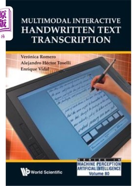 海外直订Multimodal Interactive Handwritten Text Transcription 多模式交互式手写文本转录