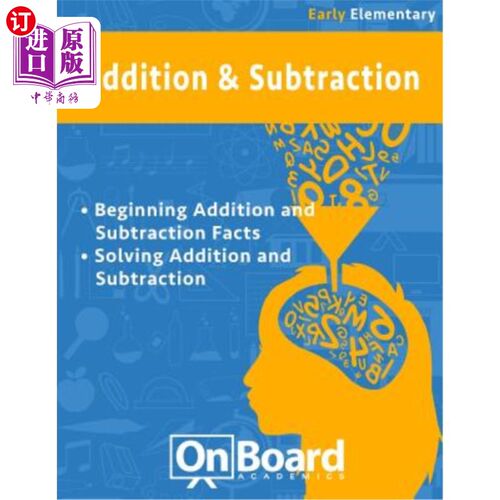 海外直订Addition and Subtraction (early elementary): Beginning Addition and Subtraction, 加法和减法（早期小学）：开