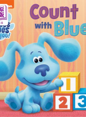 海外直订Count with Blue! (Blue's Clues & You) 数和蓝色!(Blue's Clues & You)