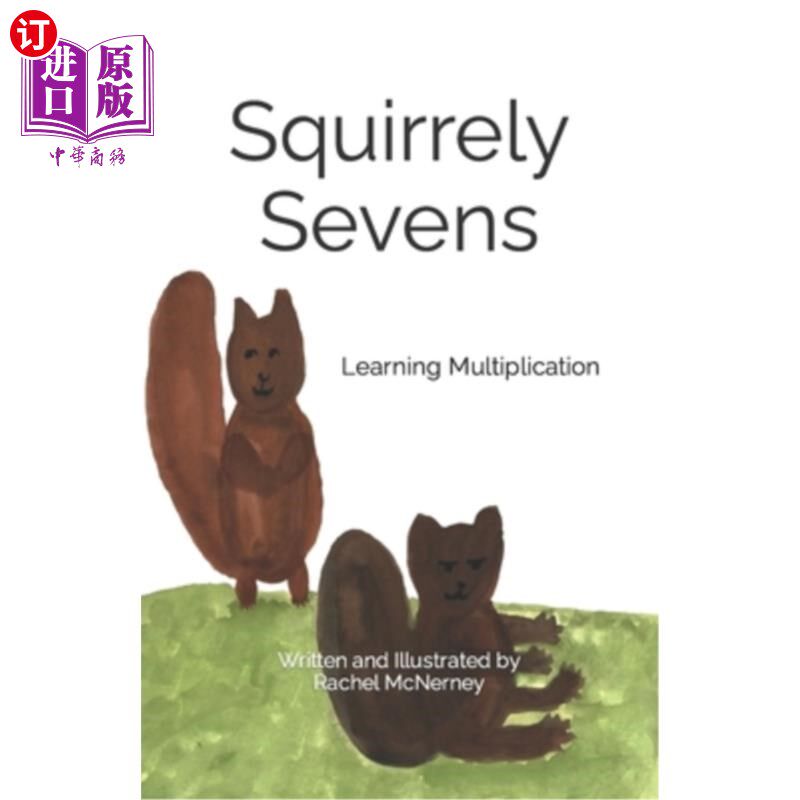 海外直订Squirrely Sevens: Learning Multiplication 松鼠七:学习乘法