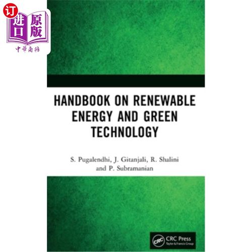 海外直订Handbook on Renewable Energy and Green Technology 可再生能源和绿色技术手册