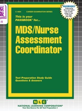 海外直订MDS/Nurse Assessment Coordinator MDS/护士评估协调员