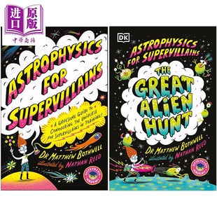 预售 DK超级反派的天体物理学 2册 英文原版 Astrophysics for Supervillains 儿童科学百科 科普读物 小初文学 进口书【中商原版?