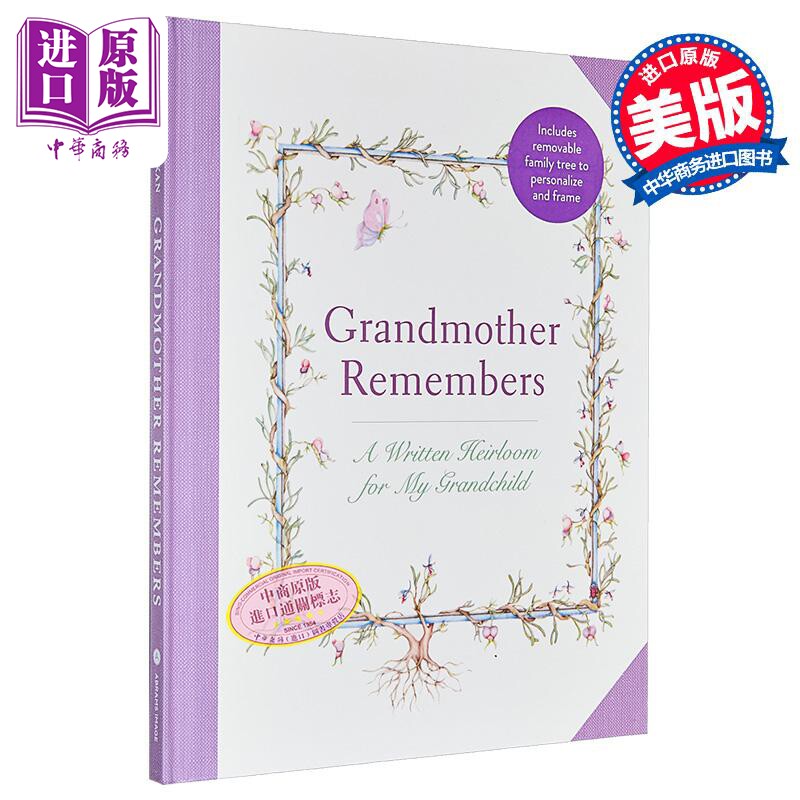 祖母回忆 礼物版 给我孙子的书面传家宝 英文原版 Grandmother Remembers A Written Heirloom Judith Levy【中商原版】