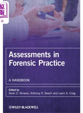 现货 司法鉴定实践评估手册 Assessments In Forensic Practice A Handbook 英文原版 Kevin D Browne 法学 法医【中商原版】