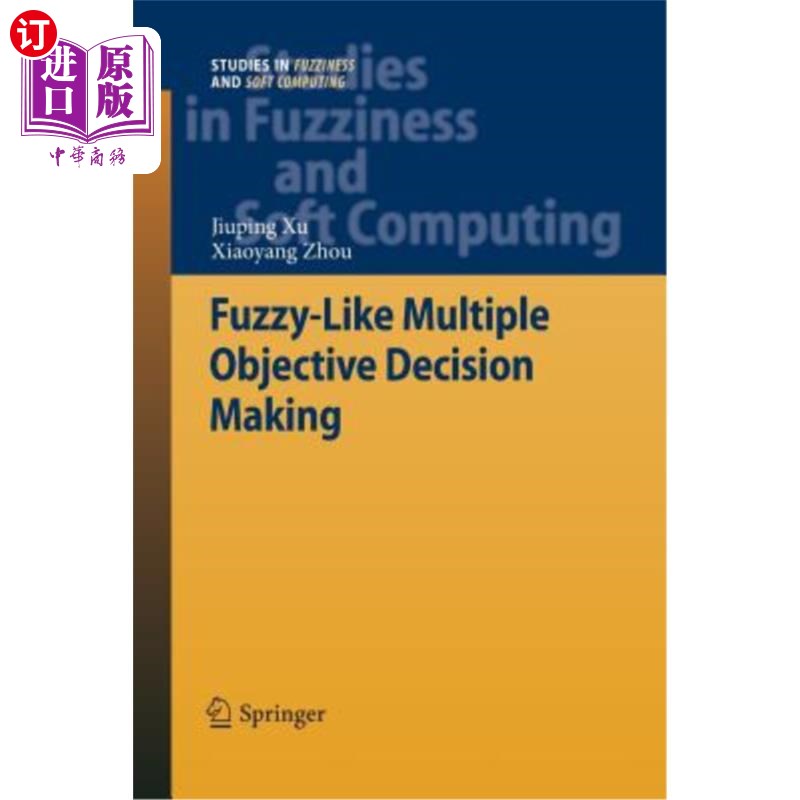 海外直订Fuzzy-Like Multiple Objective Decision Making 类模糊多目标决策