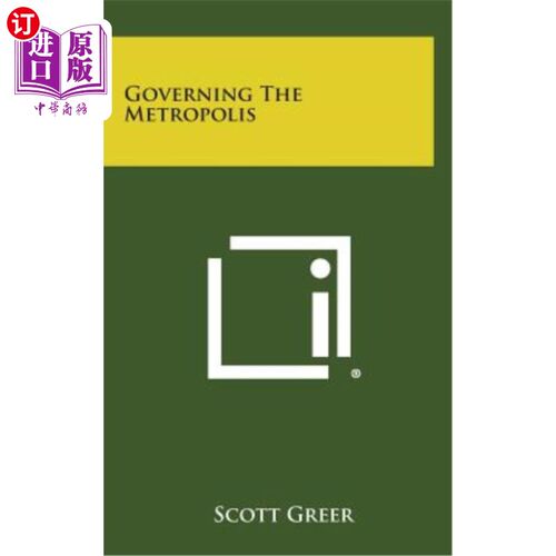 海外直订Governing the Metropolis 治理大都市