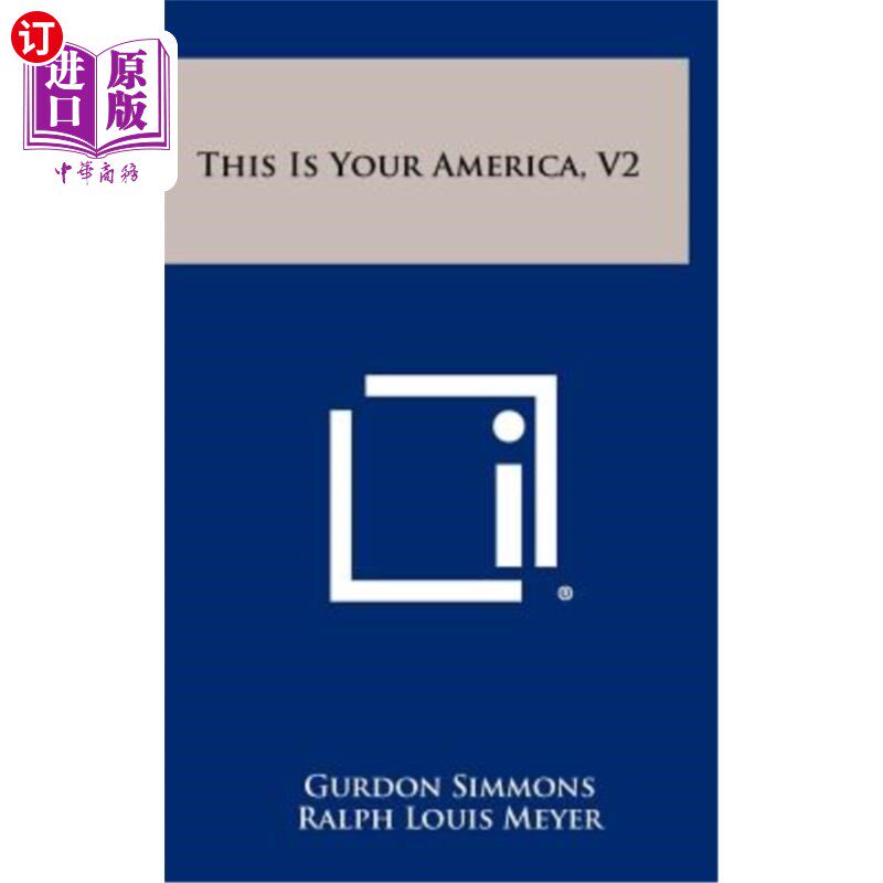 海外直订This Is Your America, V2 这是你的美国,V2