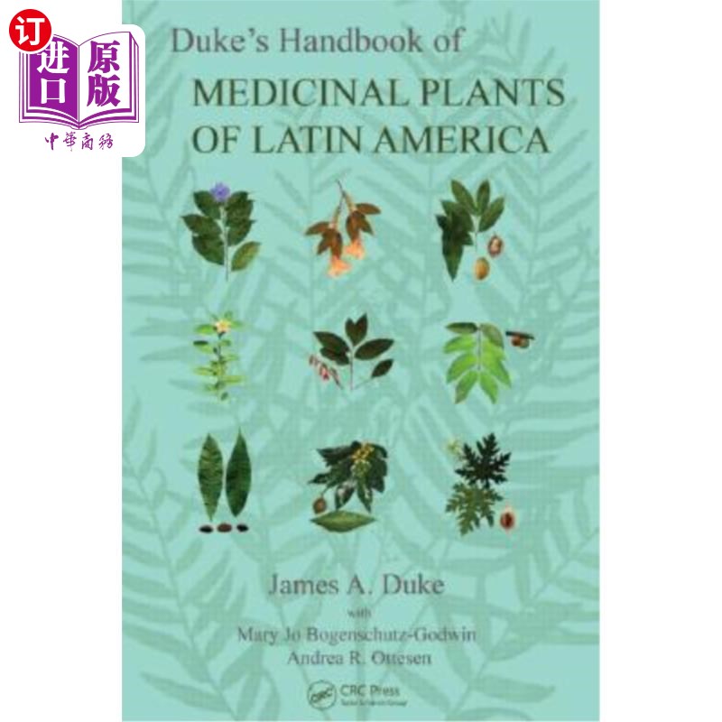 海外直订医药图书Duke's Handbook of Medicinal Plants of Latin America 杜克拉丁美洲药用植物手册