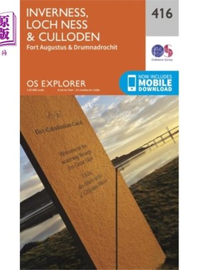 海外直订Inverness, Loch Ness and Culloden 因弗内斯，尼斯湖和卡洛登