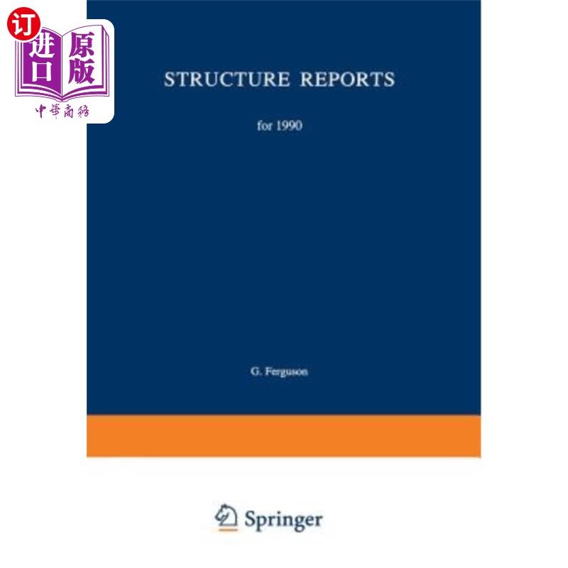 海外直订Structure Reports for 1990: Metals and Inorganic Sections