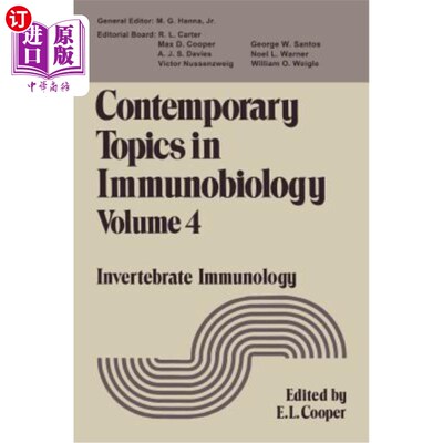 海外直订医药图书Contemporary Topics in Immunobiology: Volume 4 Invertebrate Immunology 免疫生物学当代主题：第4卷无